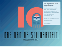 Tablet Screenshot of dagvandesolidariteit.be